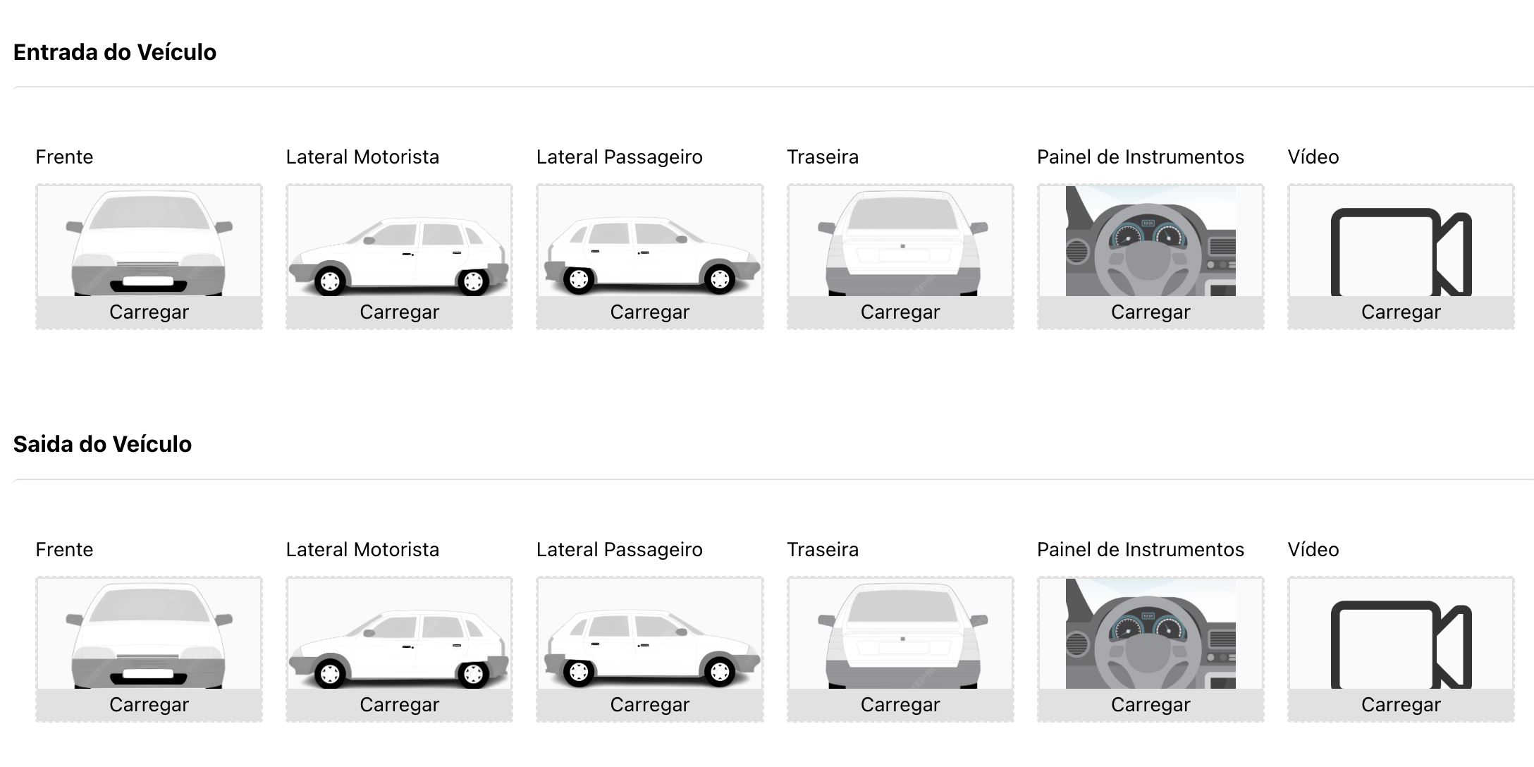 Vistoria Digital de Check-in e Check-out de motos e carros